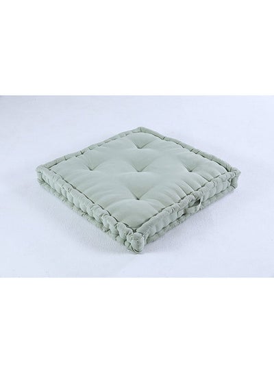 اشتري Leo Pallet Floor Cushion 80x80x10 Cm Green في الامارات