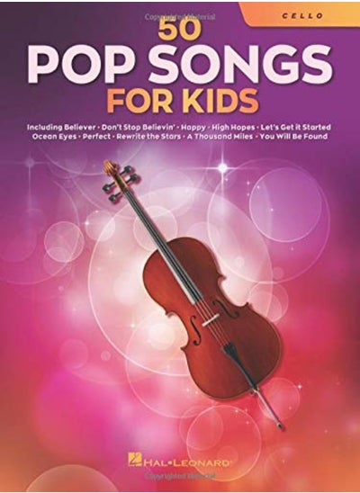 Buy 50 Pop Songs For Kids For Cello by Hal Leonard Corporation Paperback in UAE