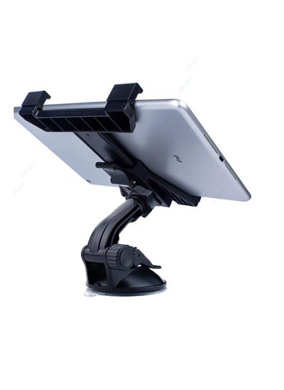 اشتري Car Tablet Mount Holder, Dash Tablet Holder for Car Windshield Dashboard Universal 360 Degree Rotation for iPad Mini, Phone Size 7, 8, 9.7, 10.5 inch TPU Suction Cup Viscosity Mount في الامارات