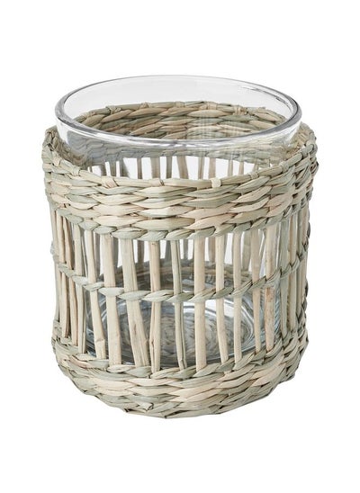 Buy Tealight Holder Handmade Sedge in Saudi Arabia