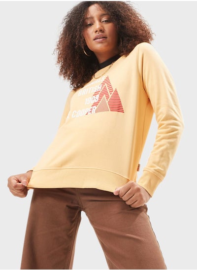 Buy Graphic Round Neck Sweatshirt in UAE