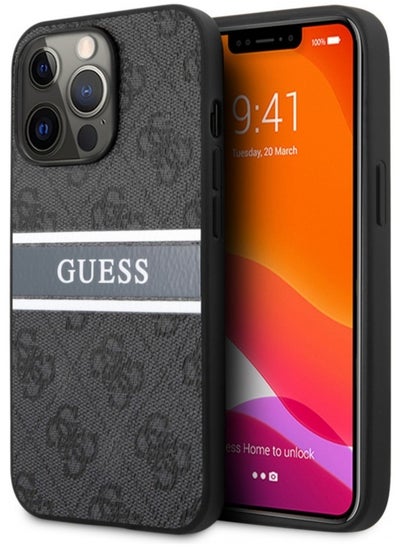 Buy Phone case CG Mobile Guess for iPhone 15 Pro Max GUHCP15X4GDGR in Grey in UAE