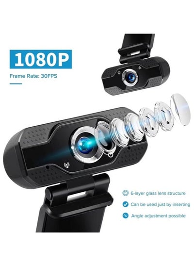 اشتري Full HD 1080P Streaming Webcam for Computer في الامارات