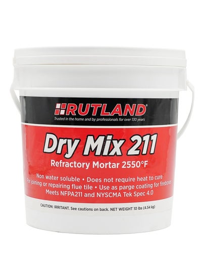 Buy Rutland Products 211 Dry Mix Refractory Cement 10 Lbs 10 Pound in UAE