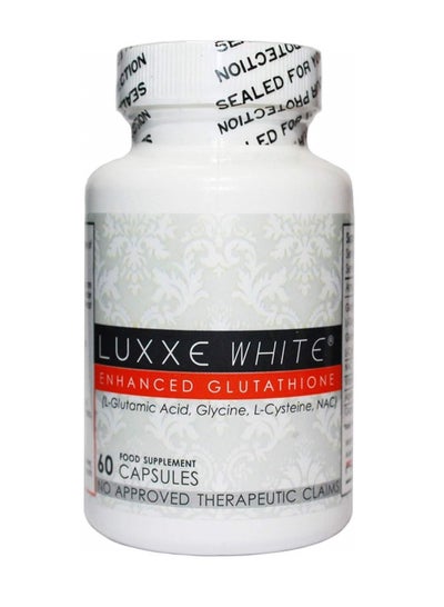 اشتري Luxxewhite L Glutathione Skin Whitening 60 Capsules في الامارات