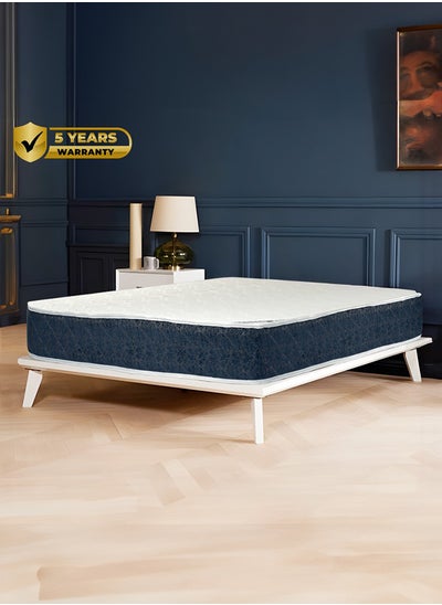 Buy Watin | Multi Layer Bed Mattress 12 Layers Thickness 24 cm Size Single - 100x200 cm - Blue & White in Saudi Arabia