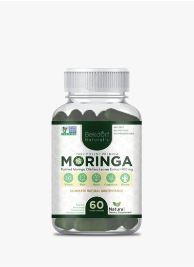 Buy Natural's Pure Moringa -60 Vegan Capsules (Preservative Free) in UAE