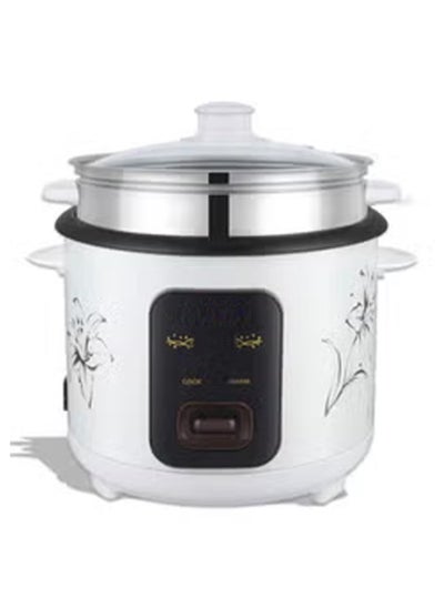 Buy Automatic Rice Cooker 3 in 1 Functions Non-Stick Inner Pot Stainless steel steamer Automatic Shut Off with Overheat Protection in UAE