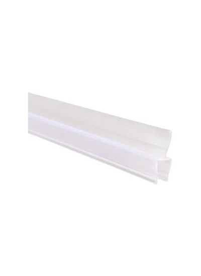 اشتري RACO Glass Door Seal, Replacement PVC Splash Guard Seal Strip-PVC Silicone Lip Seal for Frame-less Glass (1.1 Meter x 2Pcs) (10 mm, Center Lip) في الامارات