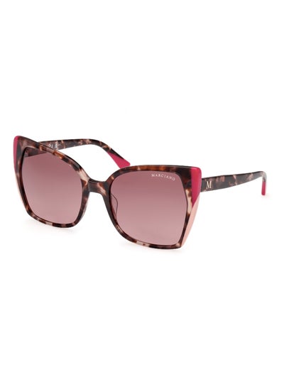 اشتري Women's UV Protection Butterfly Shape Acetate Sunglasses GM083174T58 - Lens Size: 58 Mm - Pink في الامارات