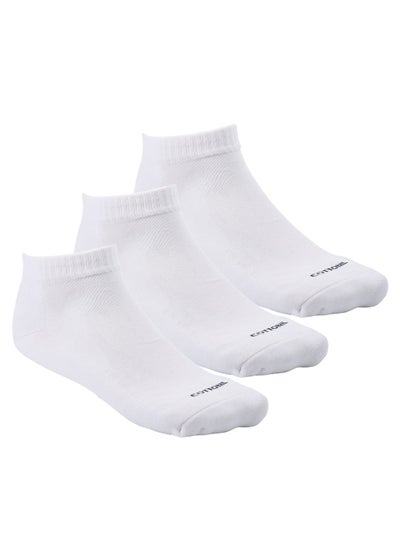 Buy Pack of 3 Half Towel Cotton Socks in Egypt