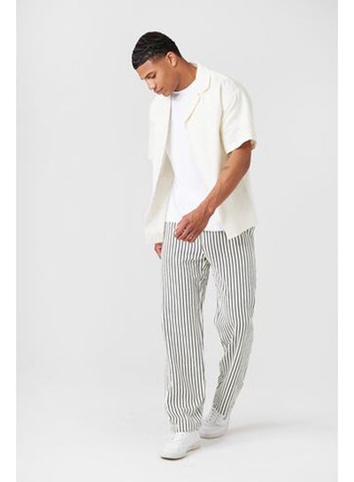 اشتري Striped Linen-Blend Pants في مصر