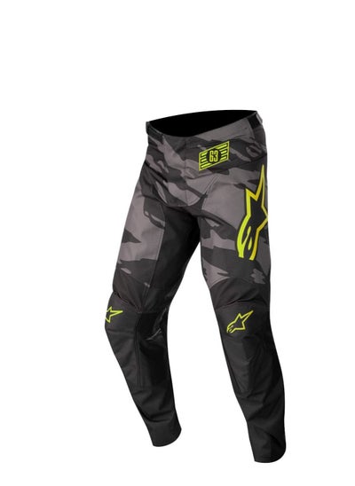 اشتري Alpinestars Racer Tactical Motocross Pants Black/Grey/Camo/Yellow Fluo في الامارات