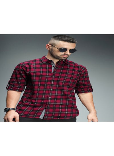 اشتري Standard Tartan Checked Pure Cotton Casual Shirt في الامارات