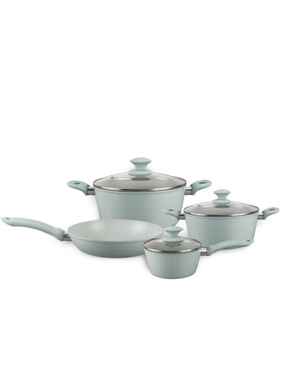 Buy 7Piece Cookware Set, Forged Aluminum, Induction Bottom in UAE