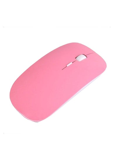 Buy Wireless Optical Mouse For Laptop Pink in Saudi Arabia