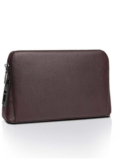 Buy London Fingerprint Pouch - Brown in UAE