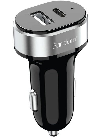 Buy Earldom ES-CC14 Car Charger With Micro Cable - Silver in Egypt