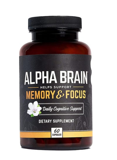 Buy Premium Nootropic Brain Supplement For Concentration 60 Count Pack Of 1 in Saudi Arabia