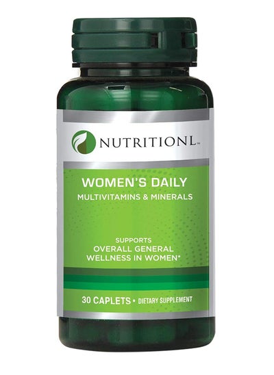 Buy Women'S Daily Multi Vitamins And Minerals Dietary Supplement Supports Overall General Wellness 30 Caplets in UAE