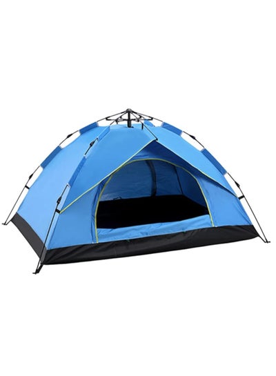 Buy ALMEKAQUZ Pop Up Tent Family Camping Tent 4 Person Tent Portable Instant Tent Automatic Tent Waterproof Windproof for Camping Hiking Mountaineering in Egypt