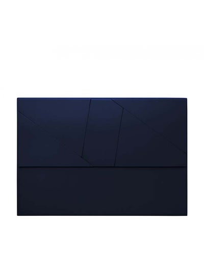 Buy H113 | Velvet headboard - Dark Blue in Saudi Arabia