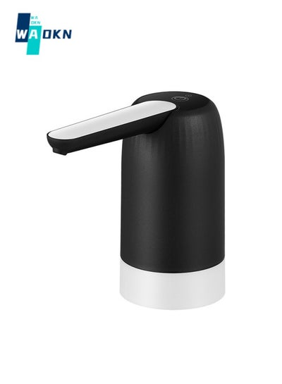 Buy Rechargeable Cordless Electric Gallon Bottled Drinking Water Pump Water Dispenser Switch, Automatic Electric Drinking Water Portable Button Pump for Kitchen, Home Office and Outdoor Camping in UAE