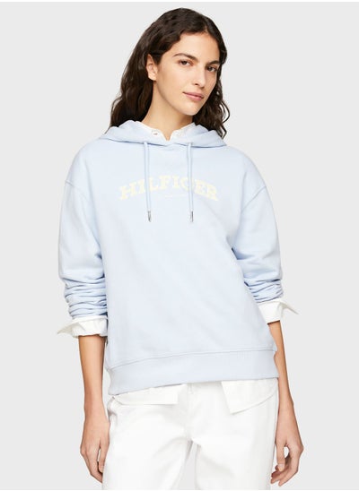 Buy Logo Drawstring Hoodie in Saudi Arabia