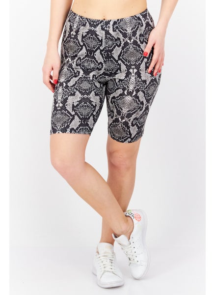 اشتري Women Printed Biker Shorts, Snake في الامارات