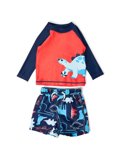 Buy Boys Graphic Top and Shorts Set in UAE