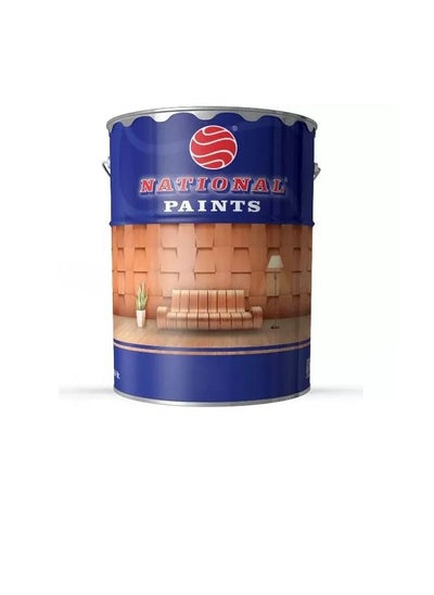 Buy NATIONAL PAINTS-Wood Stain 018 walnut 18 L in UAE