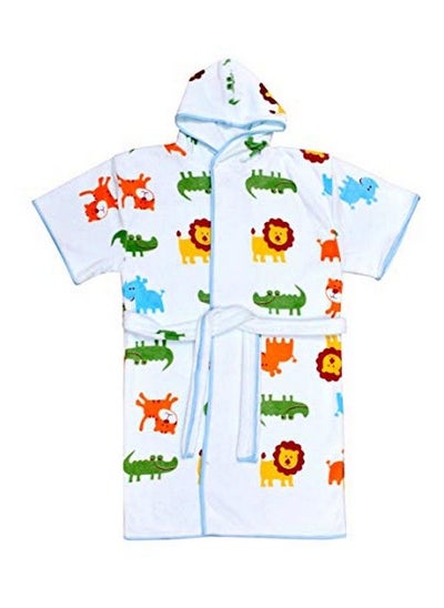 اشتري Swimming Bath Gown For Kids Bath Gown For Baby Boys Baby Girls ; Swimming Gown For Kids (Bunny Hood Blue 57 Years(Xlarge)) في الامارات