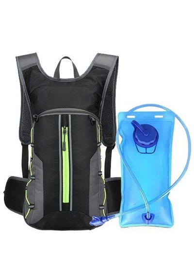 Buy Running Hiking Mountain Biking Cycling Waterproof Backpack with Water Bag For Men Women in Saudi Arabia