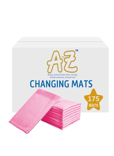 Buy A To Z - Disposable Changing mats (45x60cm) Large, Pack Of 175 - Pink in UAE