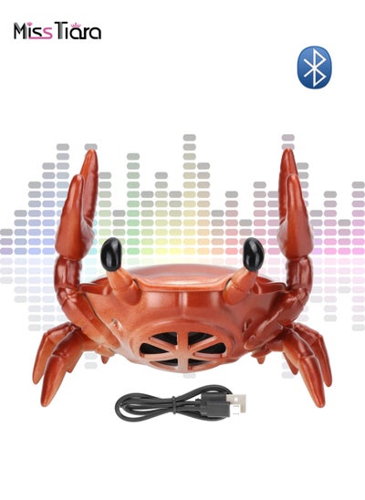 اشتري 2 in 1 Creative Bluetooth Speaker and Mobile Phone Stand, Crab Shape Bracket 360 Degree Surround Speaker Creative Desktop Decoration في الامارات