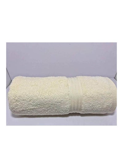 اشتري Cotton Solid Pattern Bath Towels Beige في مصر