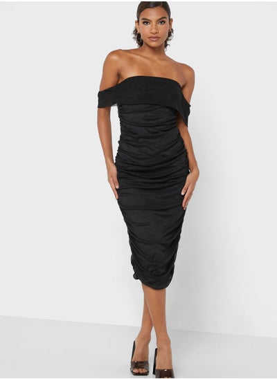 Buy Bardot Ruched Dress in Saudi Arabia