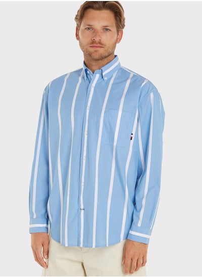 Buy Striped Regular Fit Shirt in UAE