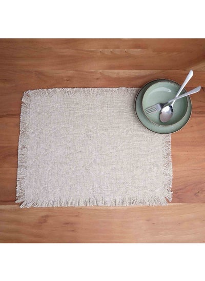 اشتري Paloma 4-Piece Placemat Set 33X45Cm - Natural في الامارات