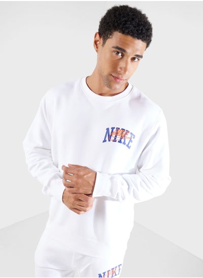 اشتري Club Basketball Crew Arch Gx Sweatshirt في السعودية