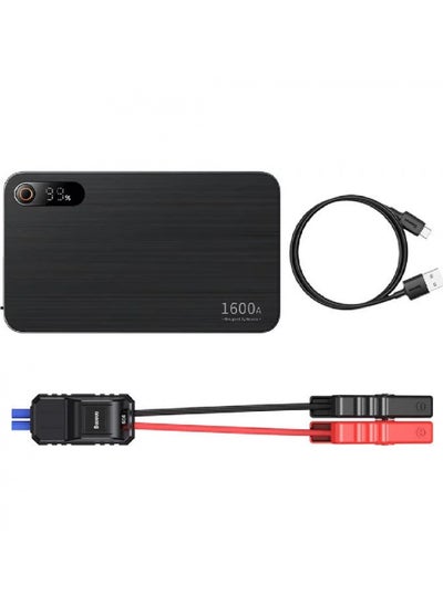 Buy 1600 MAh Power Bank and Car Player  Black in Saudi Arabia