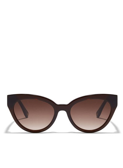 Buy DUSK Women Brown Sunglasses - Frame Material: Acetate - Lens Color: Brown- Frame Color: Burgundy - Full Rim in Saudi Arabia