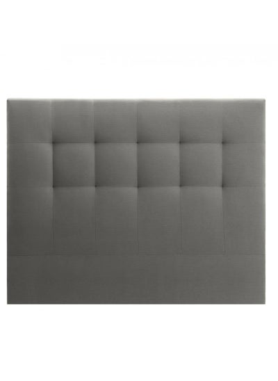 Buy H107 | Velvet headboard - Dark Grey in Saudi Arabia