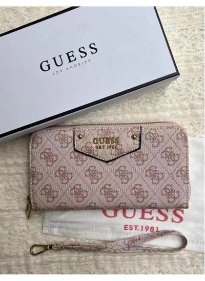 Buy GUESS Eco Brenton Large Zip Around Wallet in UAE