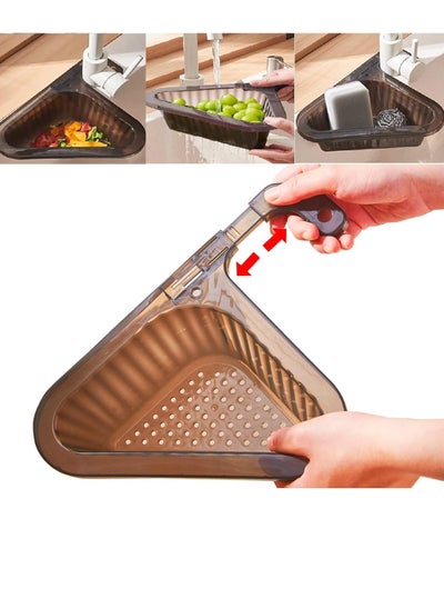 Buy Sink Drain Strainer Basket Kitchen Food Catcher Filter Sink Waste Adjustable Retractable Sink Strainer Organizer Swan Sink Corner Strainer in Saudi Arabia