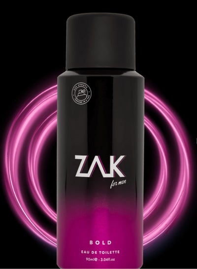 Buy Zak Bold for Men Eau de Toilette 90 ml in Egypt