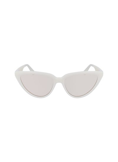 اشتري Women's UV Protection Cat Eye Sunglasses - CKJ23658S-100-5616 - Lens Size: 56 Mm في الامارات