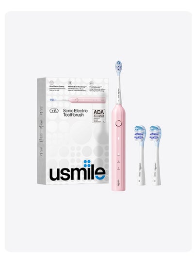 Buy Usmile Y1S  A Smart Electric Toothbrush for a Brighter Smile ( Rose Color) in Saudi Arabia