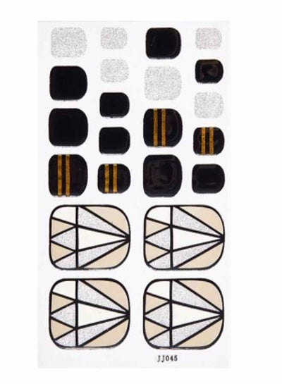 Buy 22-Piece Fashion Nails Sticker in Saudi Arabia