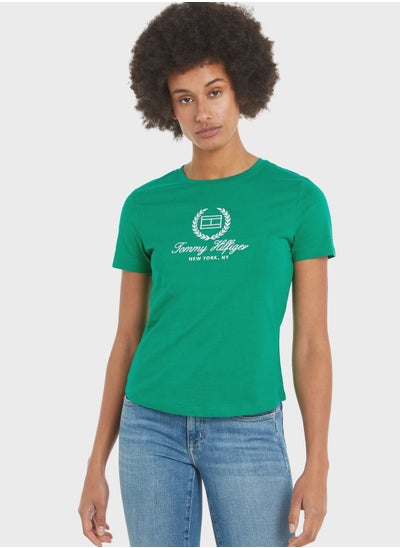 Buy Crew Neck Graphic T-Shirt in Saudi Arabia